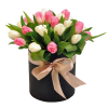 Фото товара 101 тюльпан в коробке в Белгород-Днестровском