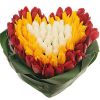 Фото товара 151 тюльпан в шляпной коробке в Белгород-Днестровском