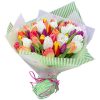 Фото товара 45 алых тюльпанов в коробке в Белгород-Днестровском