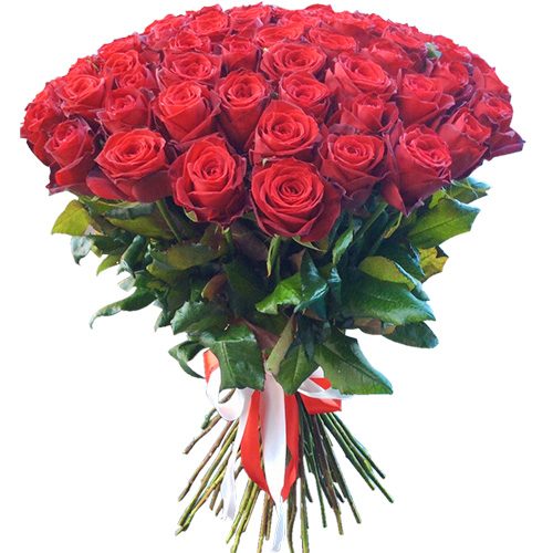Фото товара 51 красная роза в Белгород-Днестровском