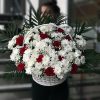 Фото товара 200 кустовых роз в корзине в Белгород-Днестровском