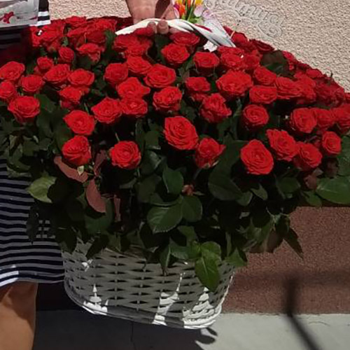 product category Flowers in baskets | Belgorod-Dnestrovsky | «Букетик Білгород»