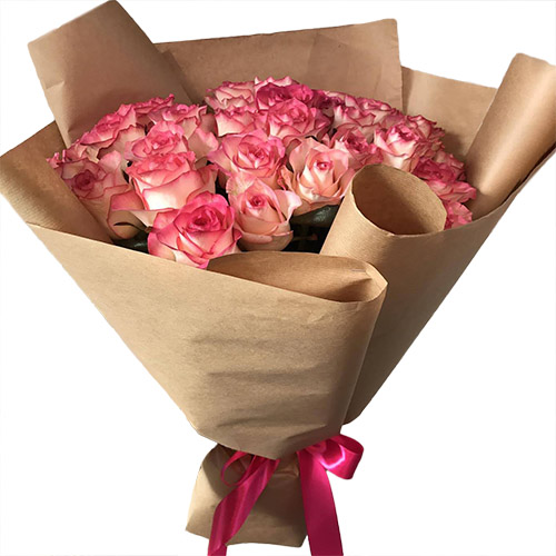Фото товара 25 рожевих троянд в Белгород-Днестровском